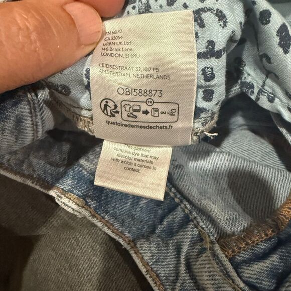 NWT Free People We The Free Tinsley Baggy High Rise Jean 28 Dark Gray Rinse Boho - Picture 7 of 16